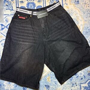Raspberry hills / gvgallery Black Denim Men's Jean Shorts